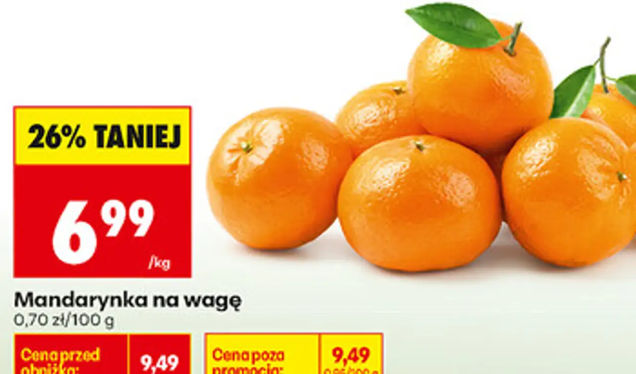 Mandarynka na wagę