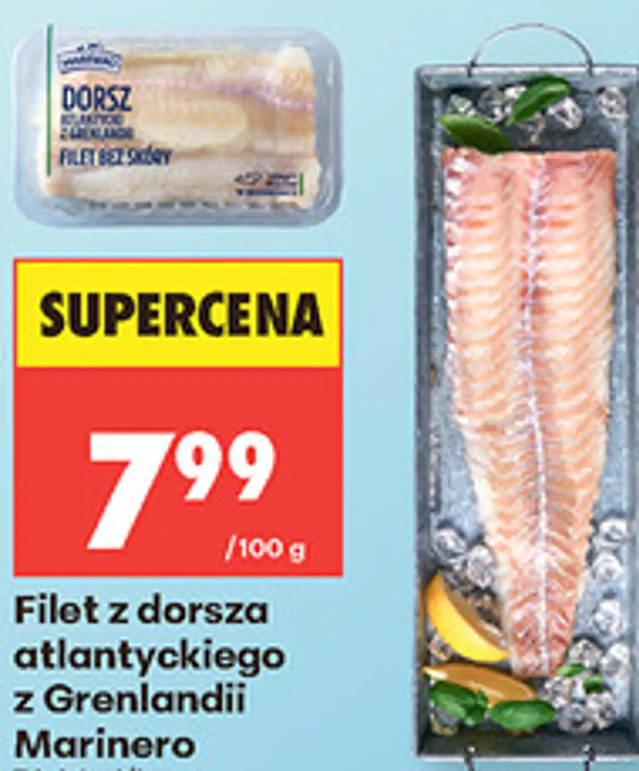 Filet z dorsza atlantyckiego z Grenlandii Marinero