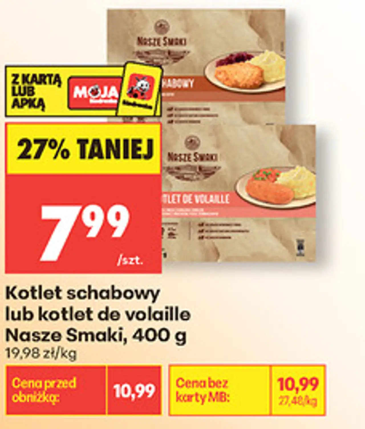 Kotlet schabowy lub kotlet de volaille Nasze Smaki