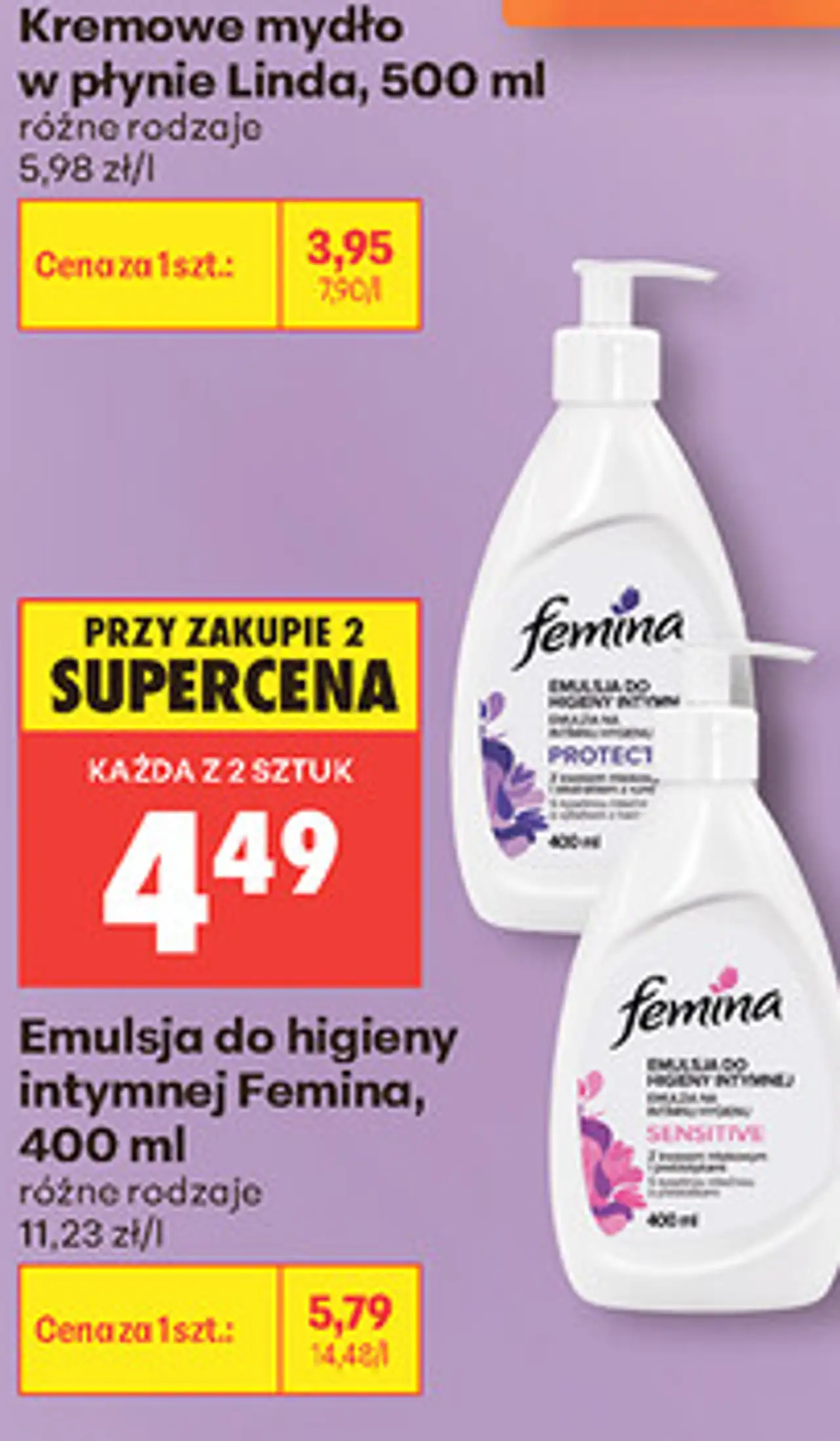 Emulsja do higieny intymnej Femina