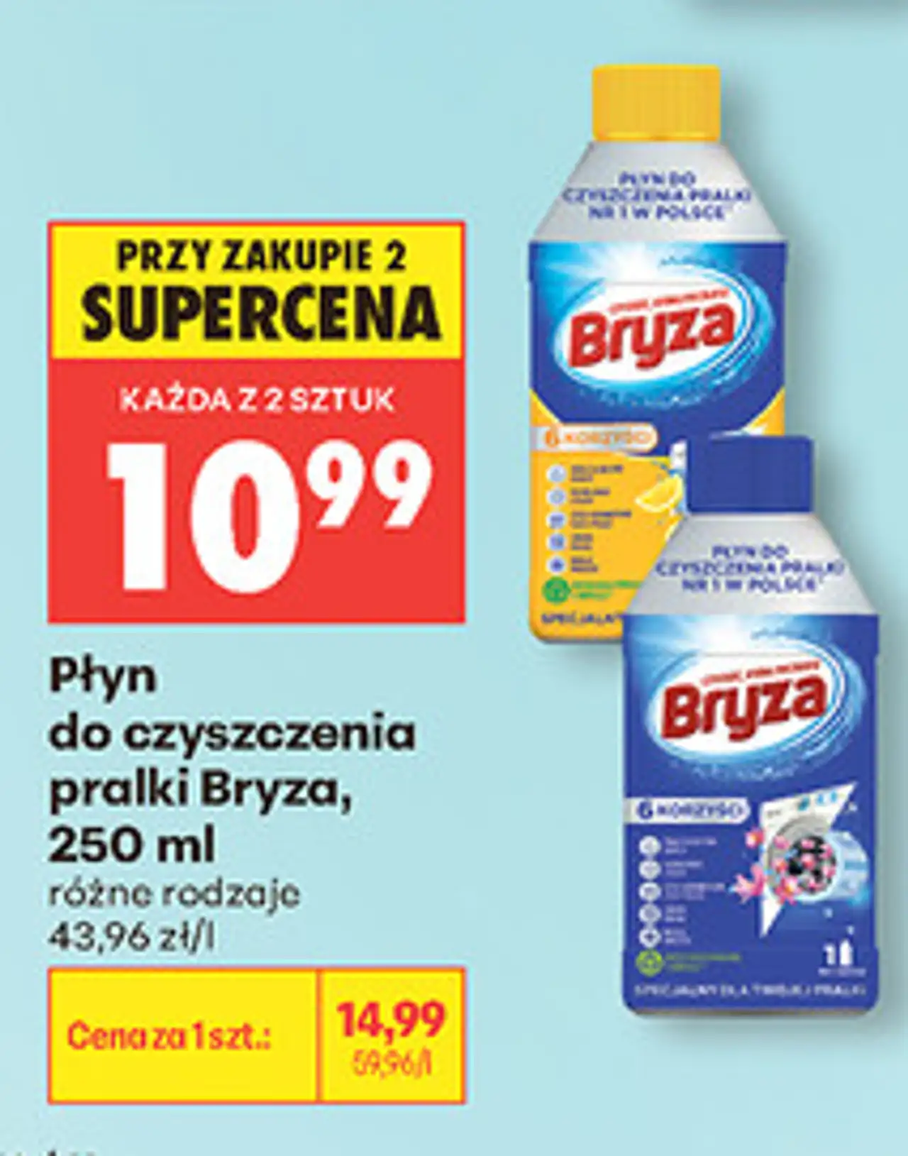 Płyn do czyszczenia pralki Bryza