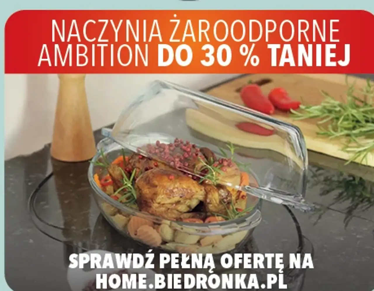 Naczynia żaroodporne Ambition