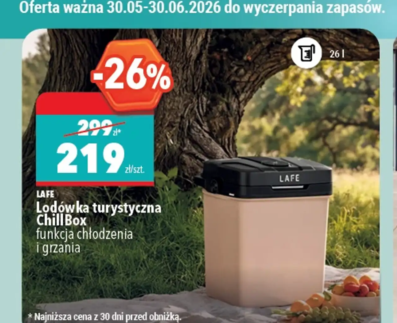 LAFE Lodówka turystyczna ChillBox