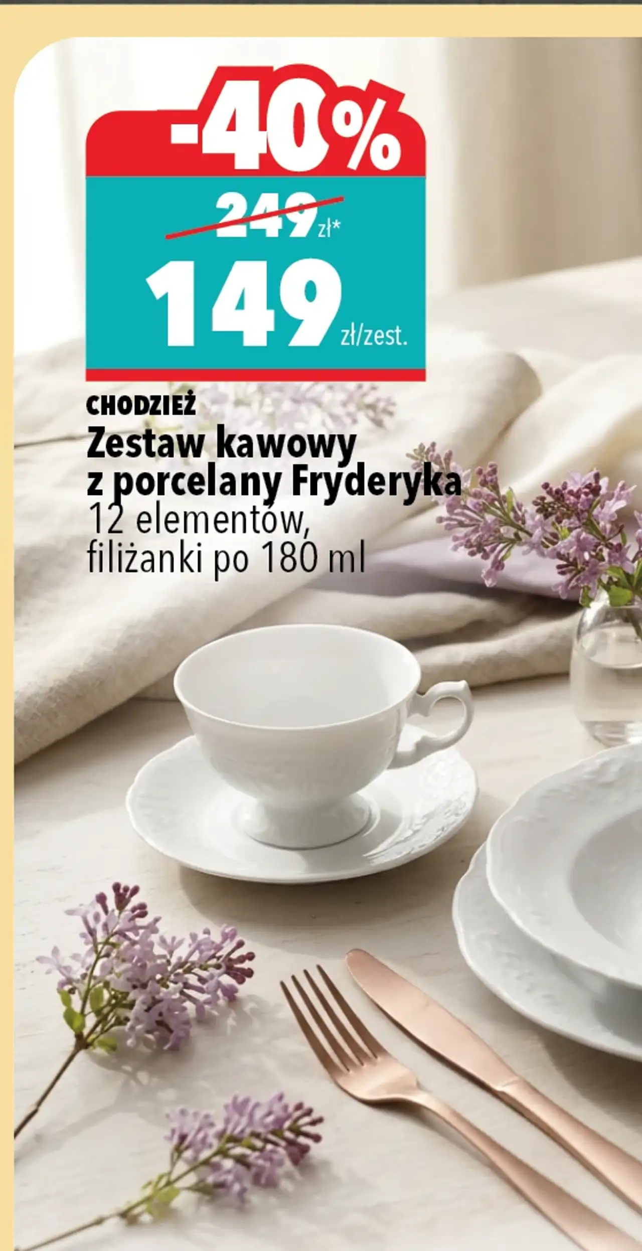 Chodzież Zestaw kawowy