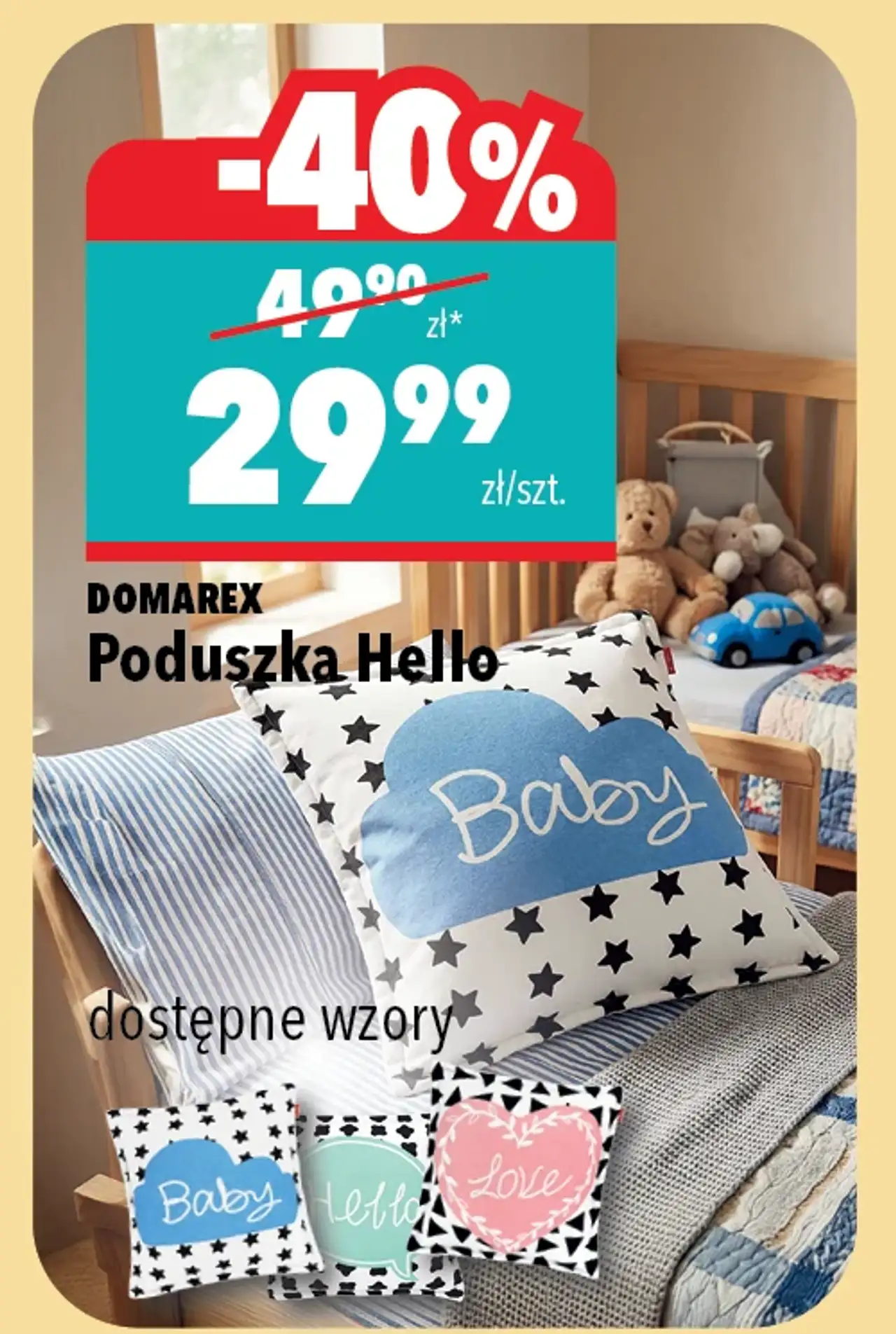 DOMAREX Poduszka Hello