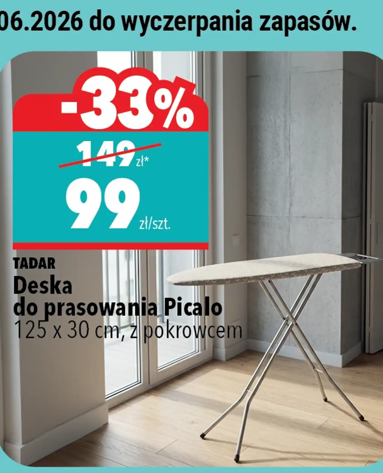 TADAR Deska do prasowania Picalo