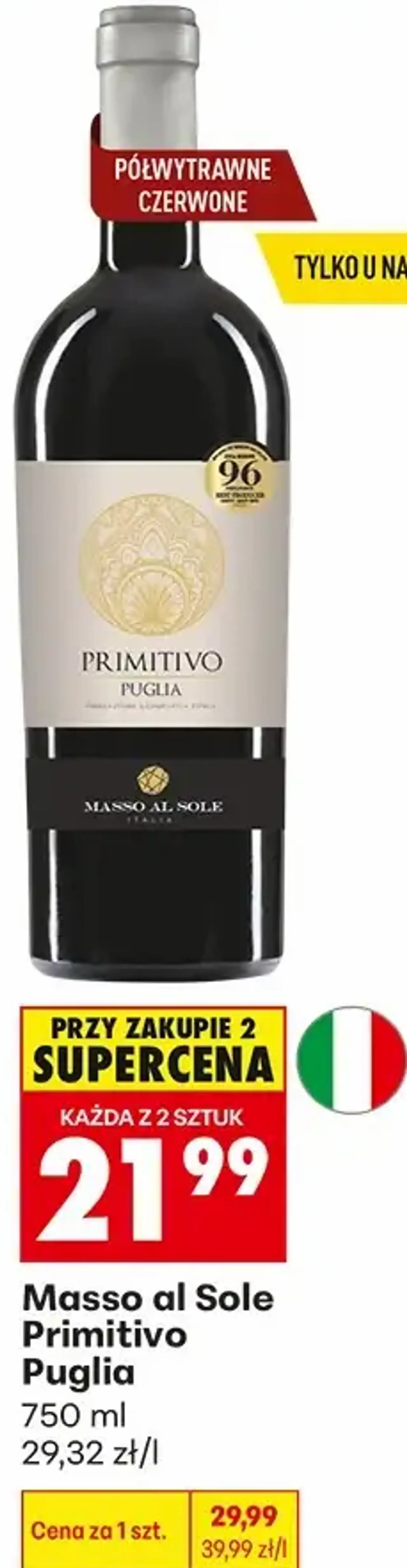 Masso al Sole Primitivo Puglia