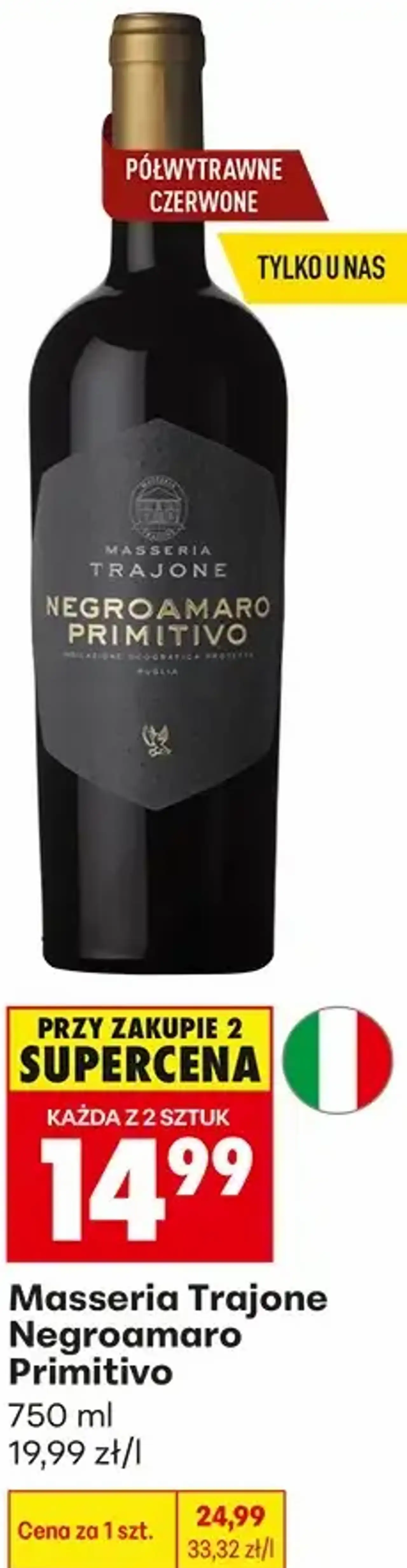 Masseria Trajone Negroamaro Primitivo