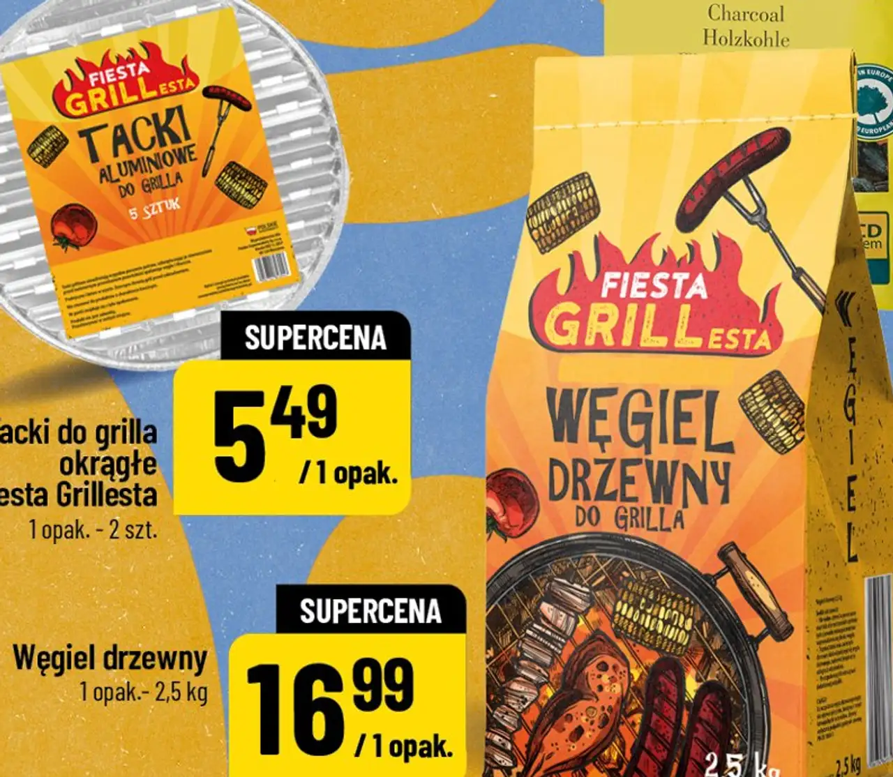 Węgiel drzewny Fiesta Grillesta