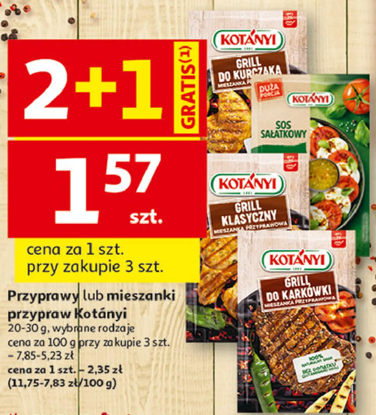 Przyprawy lub mieszanki przypraw Kotányi
