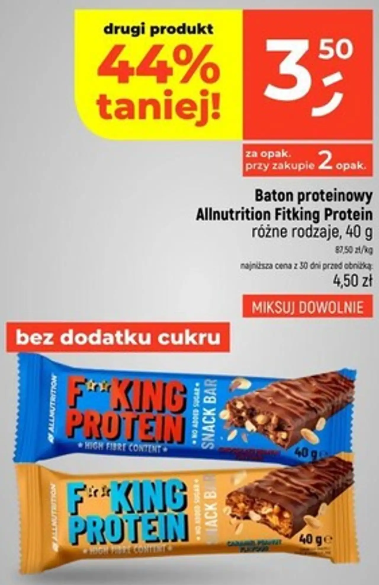 Baton proteinowy Allnutrition Fitking Protein