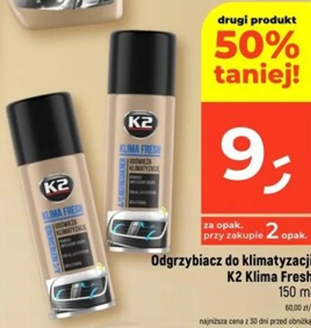 Odgrzybiacz do klimatyzacji K2 Klima Fresh