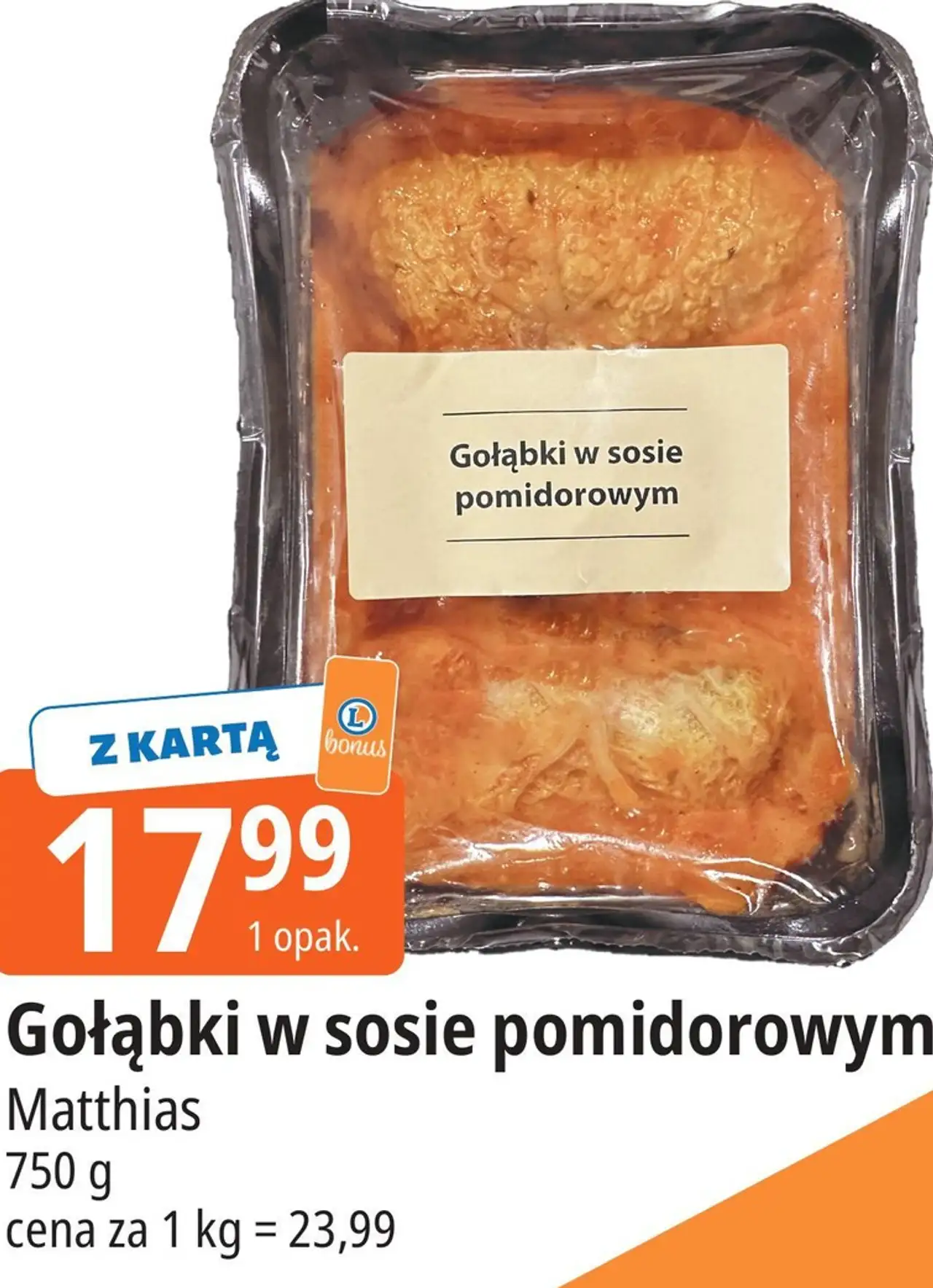 Gołąbki w sosie pomidorowym Matthias