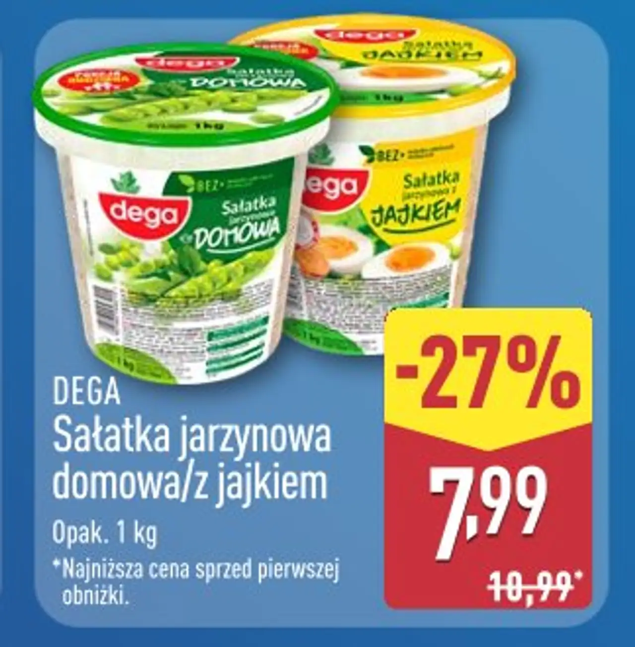DEGA Sałatka jarzynowa domowa/z jajkiem