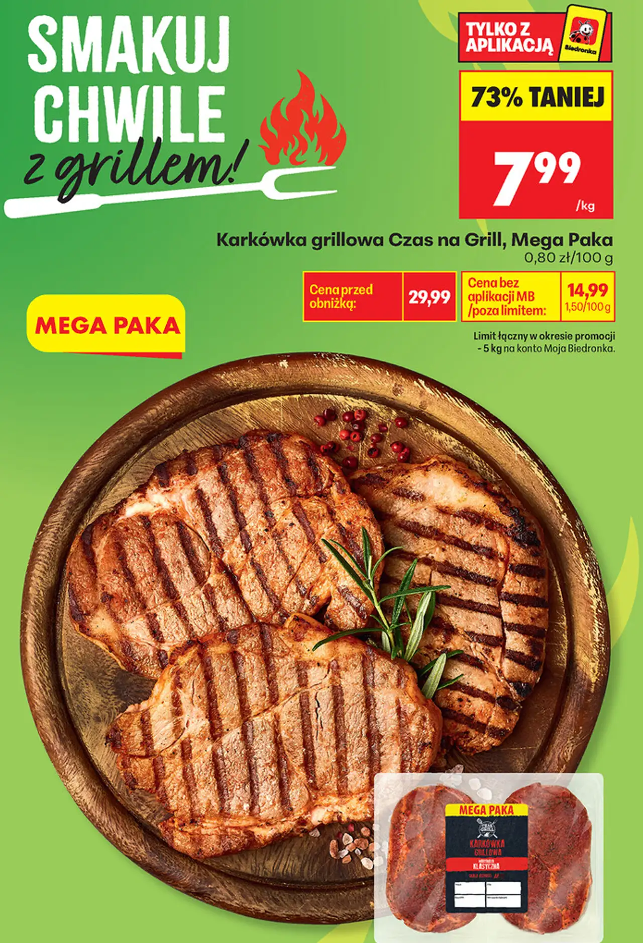Karkówka grillowa Czas na Grill, Mega Paka