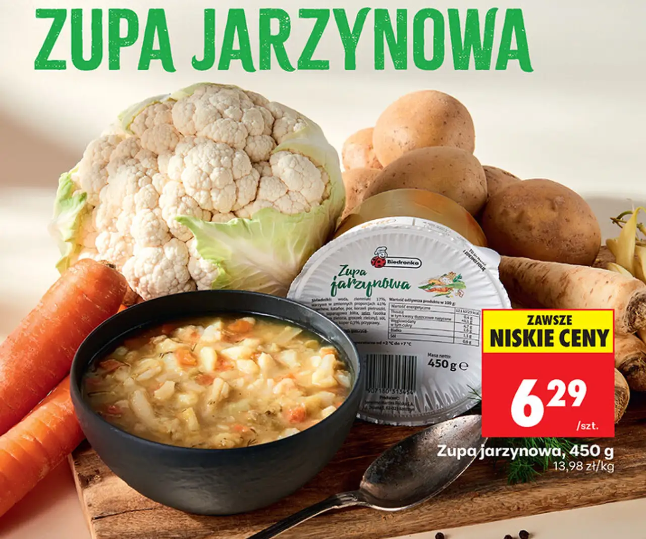 Zupa jarzynowa Biedronka