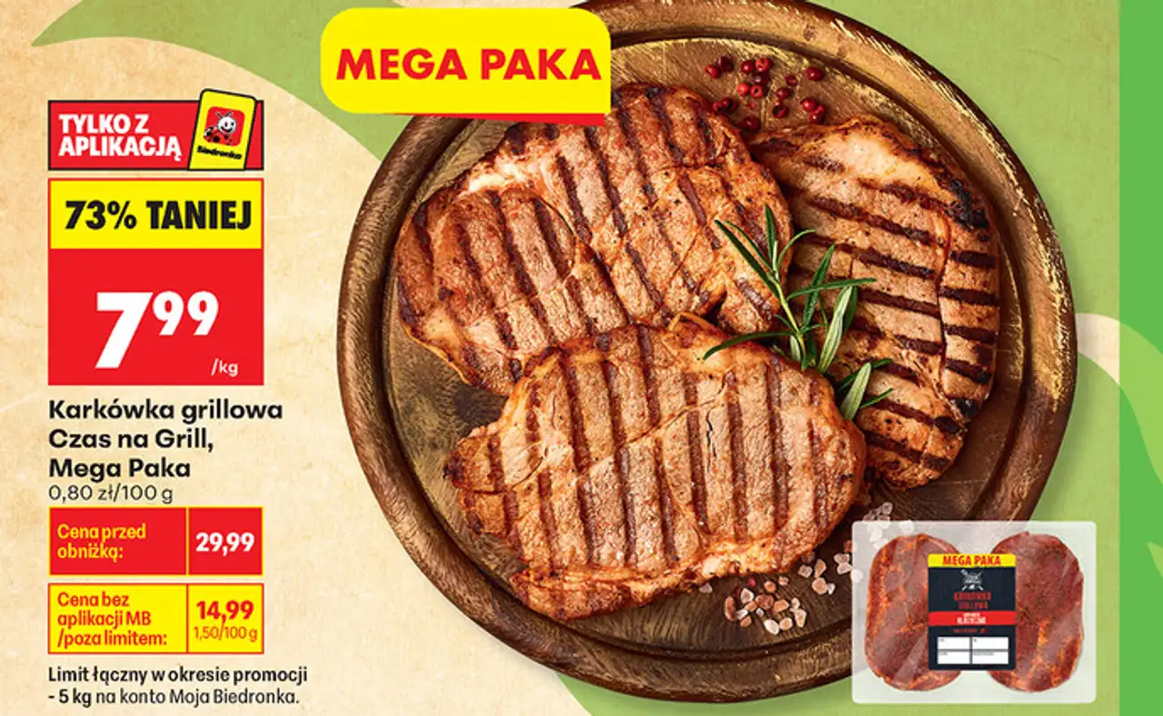 Karkówka grillowa Czas na Grill, Mega Paka