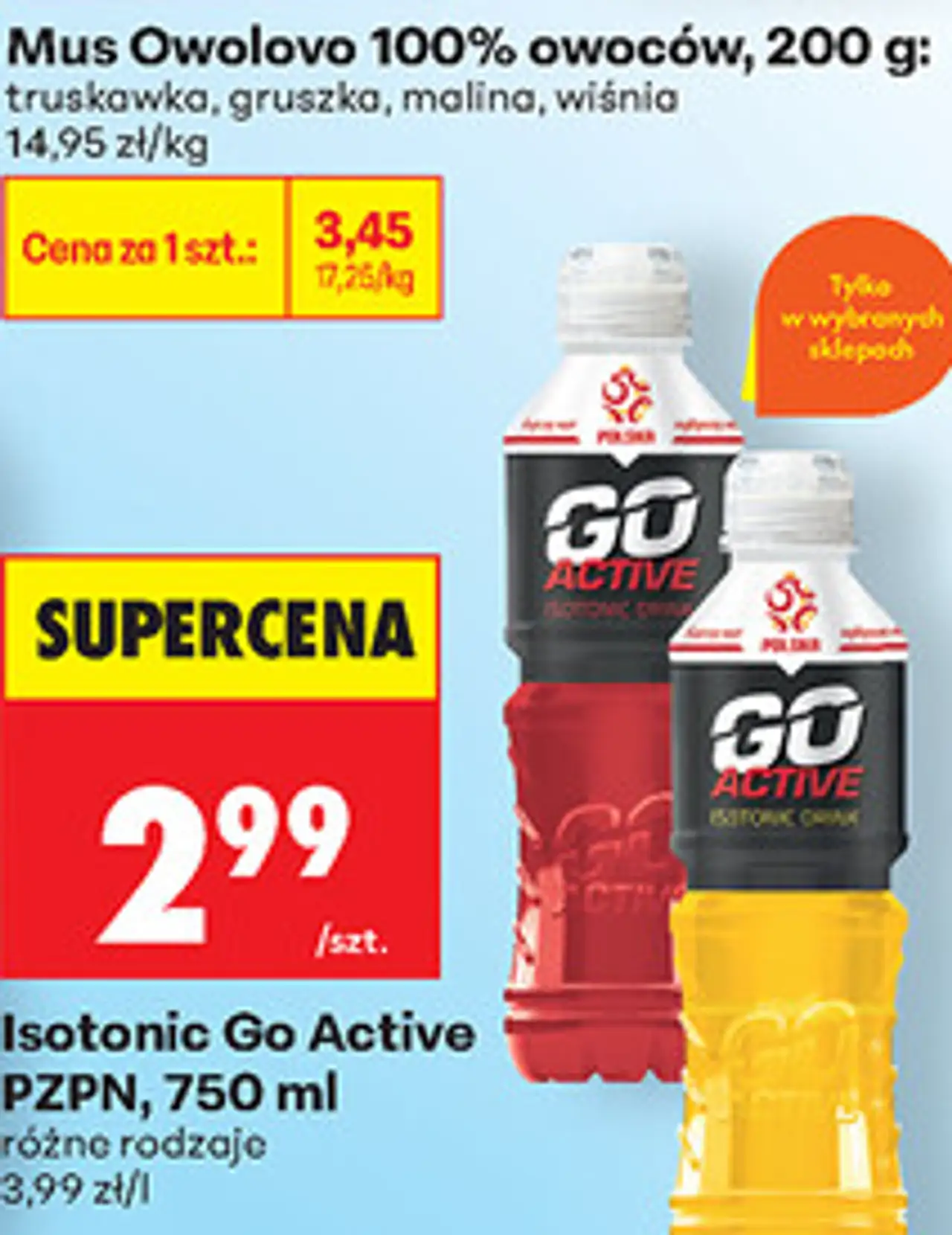 Isotonic Go Active PZPN, 750 ml