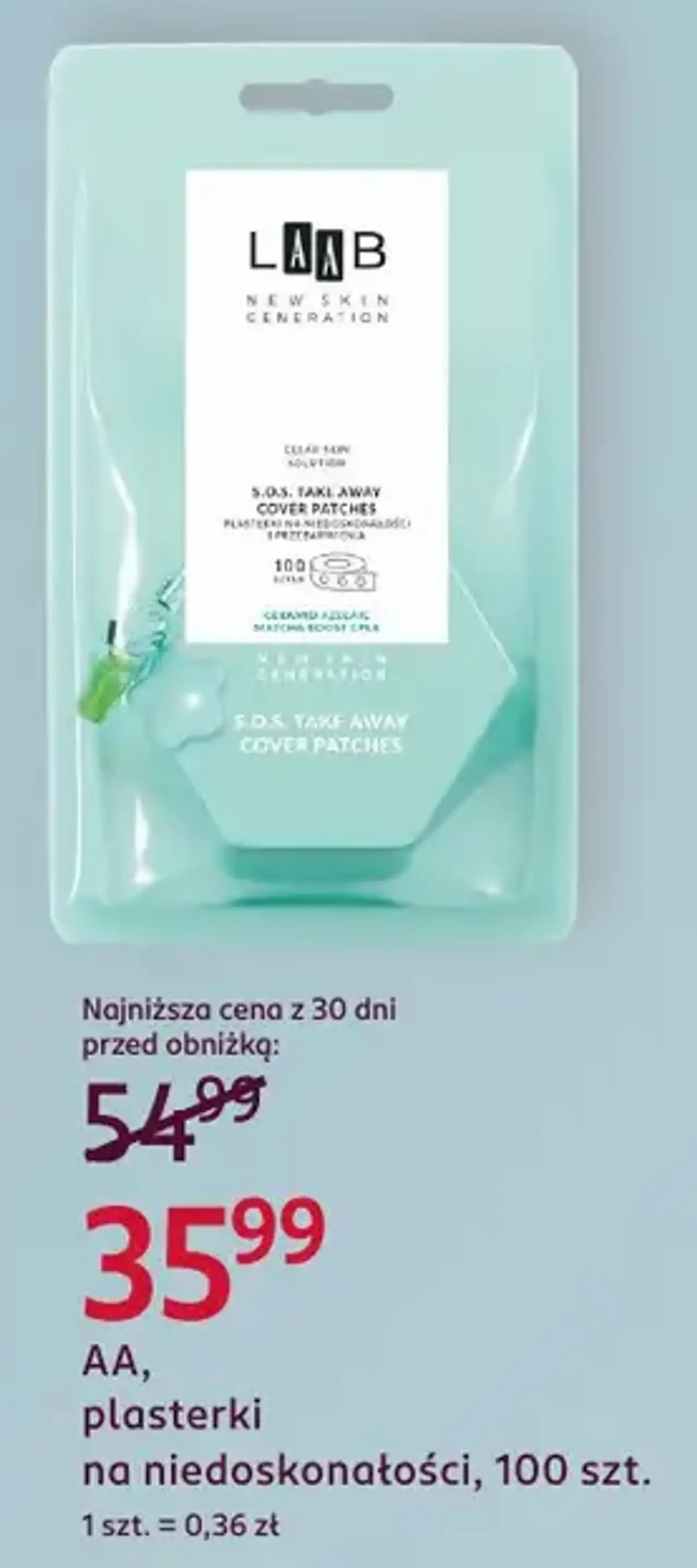 AA, plasterki na niedoskonałości