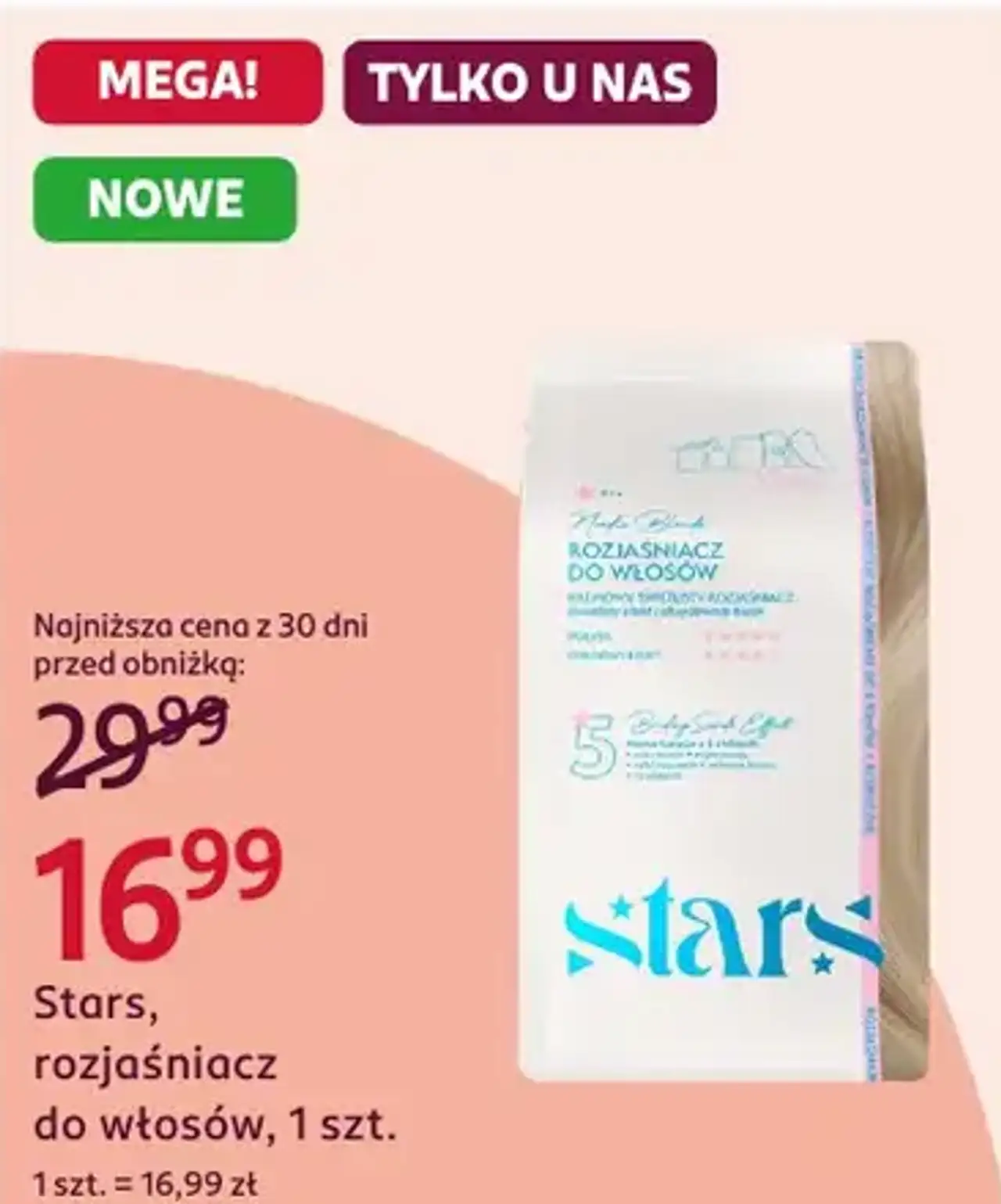 Stars, rozjaśniacz do włosów