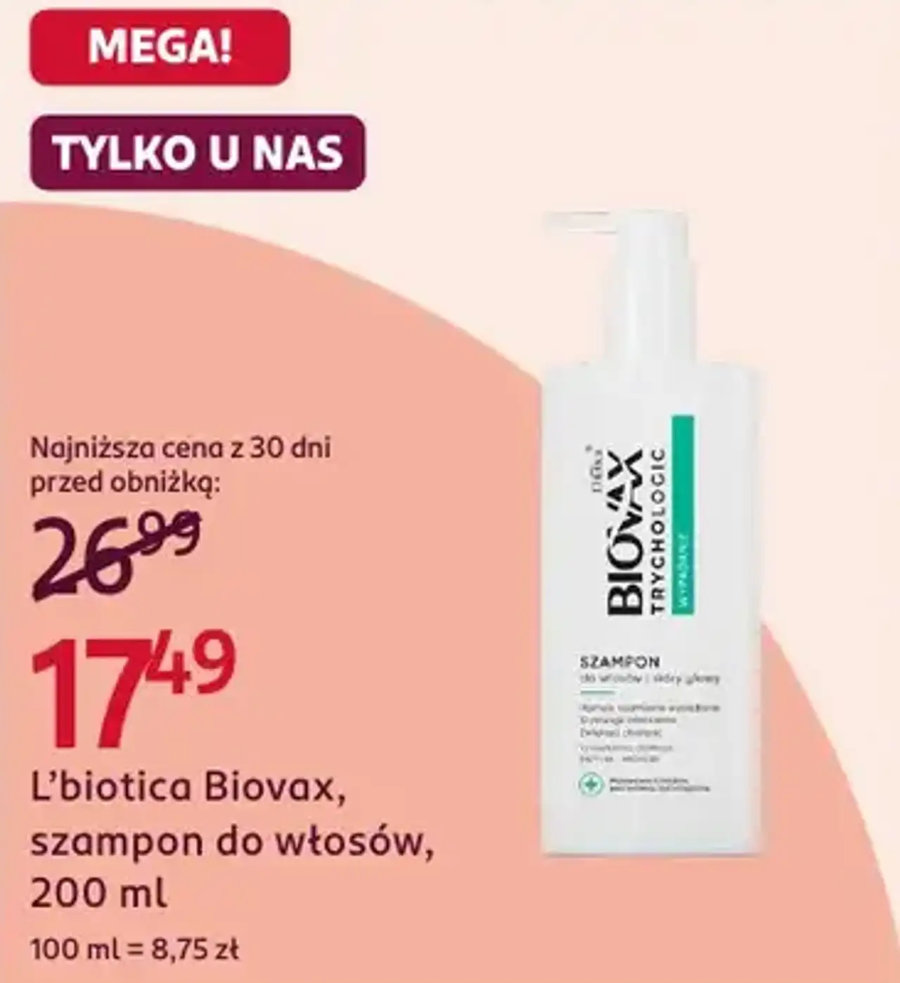 L'biotica Biovax, szampon do włosów