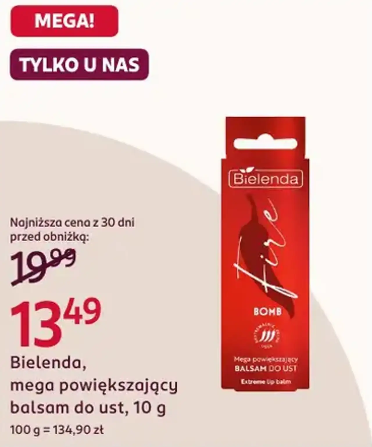 Bielenda, mega powiększający balsam do ust