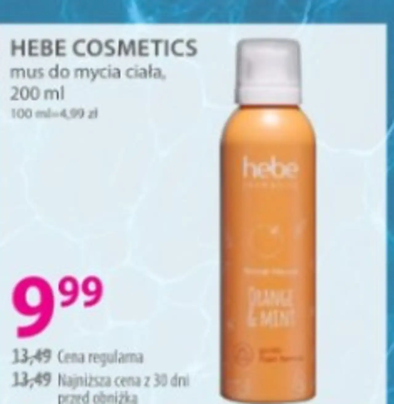HEBE COSMETICS Olejek do mycia ciała
