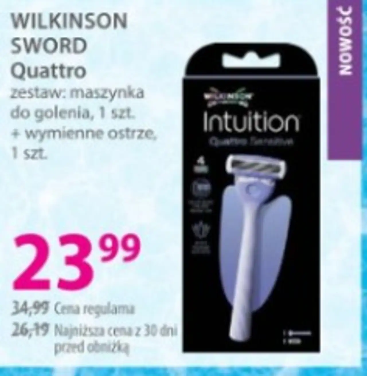 WILKINSON SWORD Quattro Maszynka do golenia
