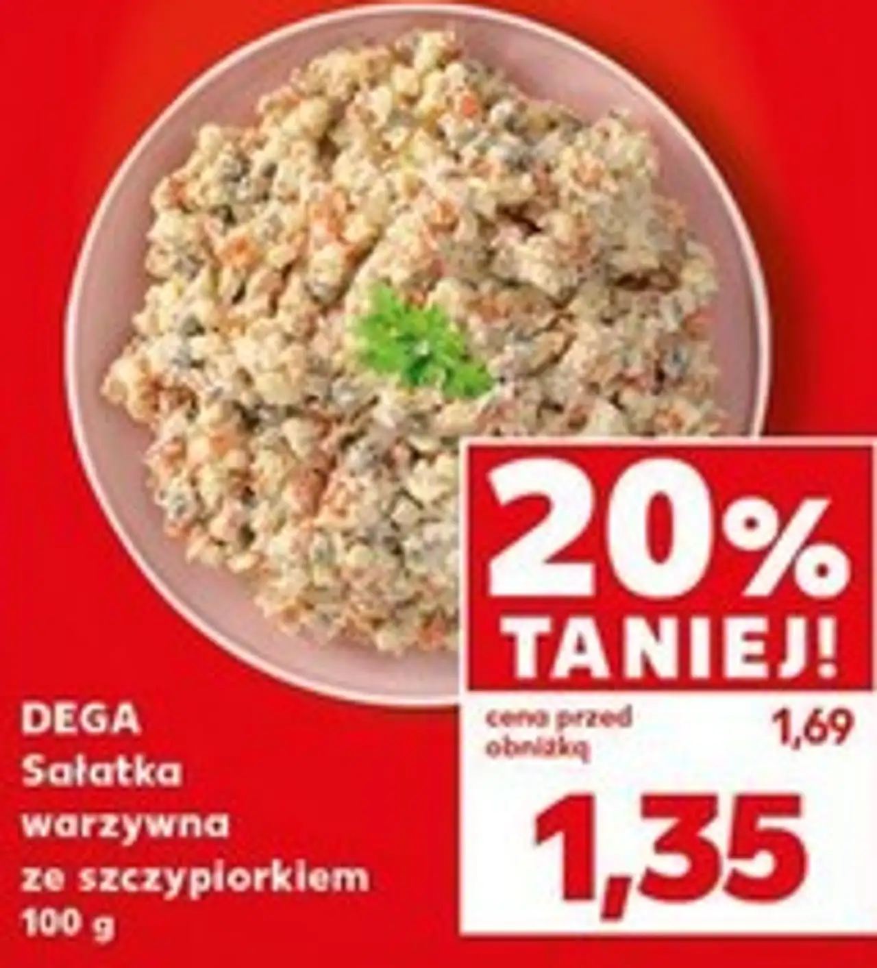 DEGA Sałatka warzywna ze szczypiorkiem