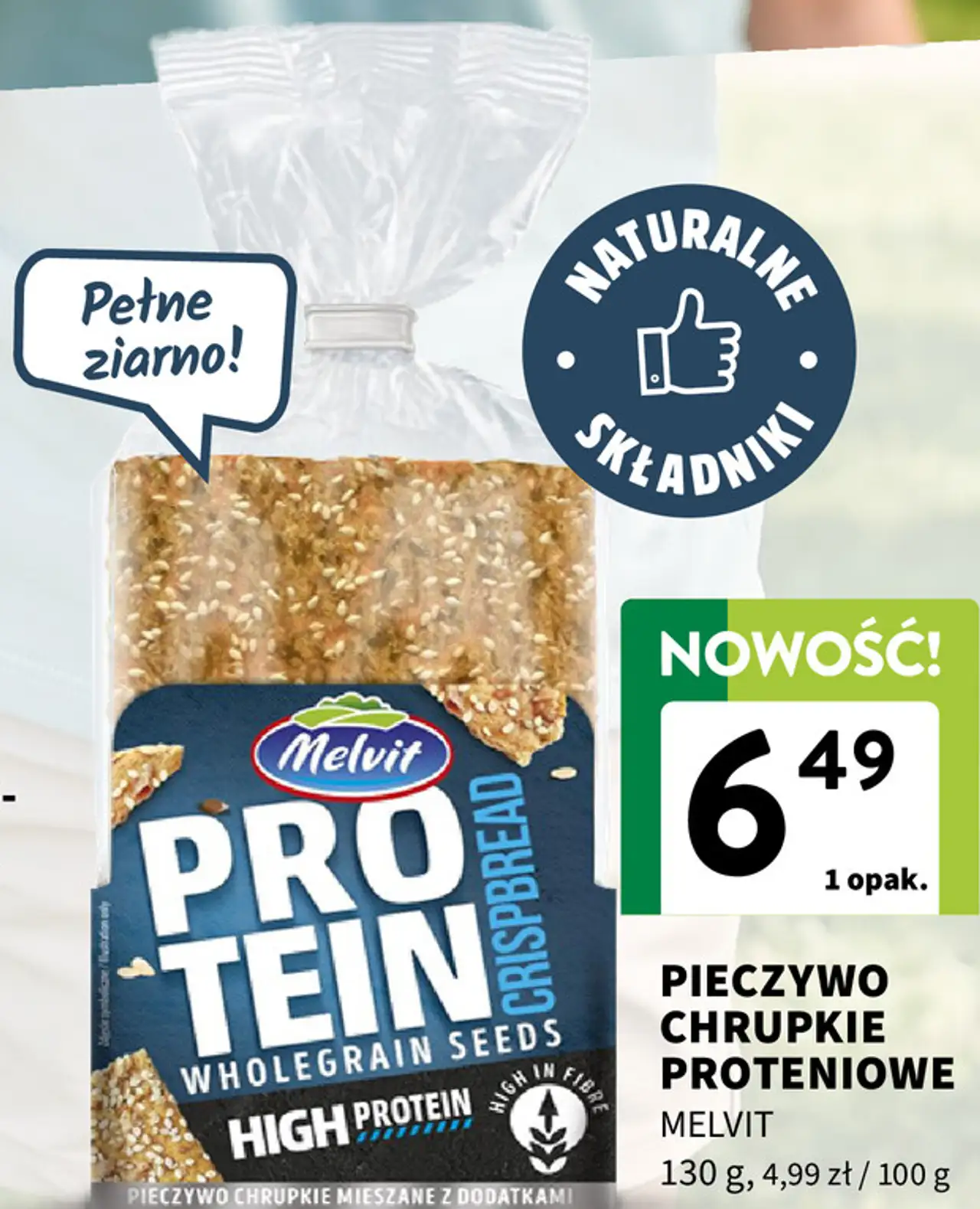 MELVIT Pieczywo chrupkie proteinowe