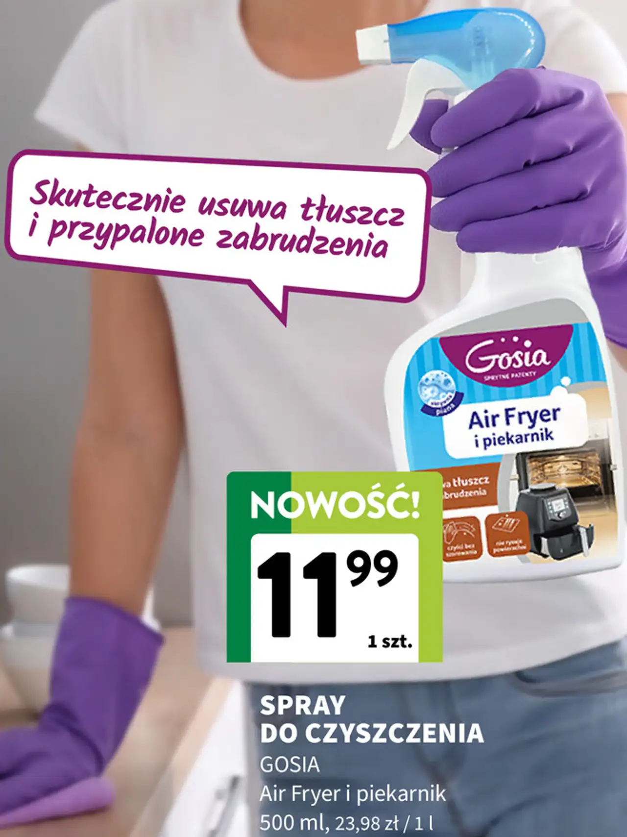 Gosia Spray do czyszczenia Air Fryer i piekarnik