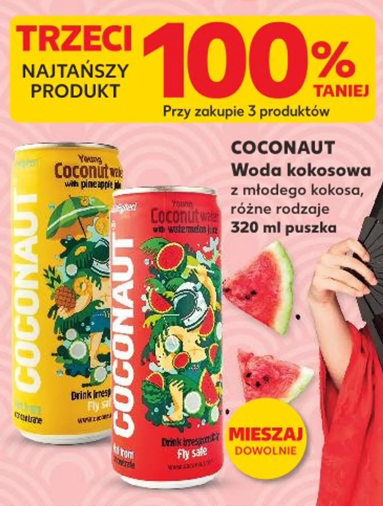 COCONAUT Woda kokosowa z młodego kokosa, różne rodzaje