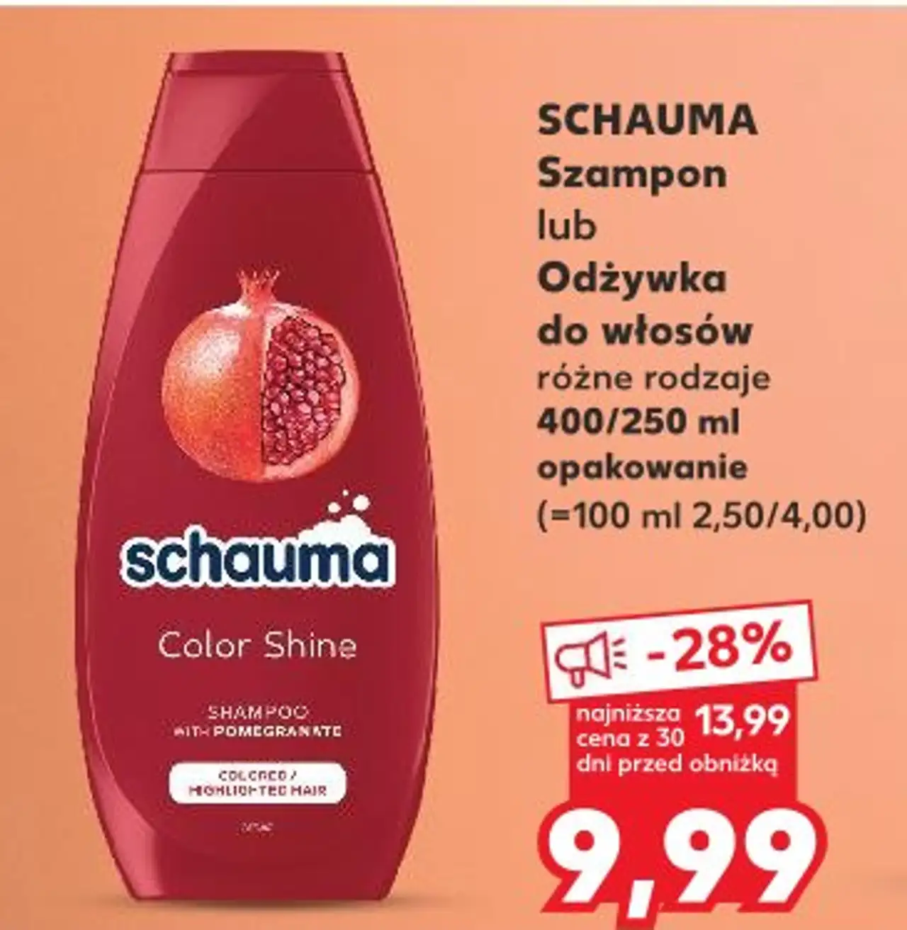 SCHAUMA Szampon lub Odżywka do włosów