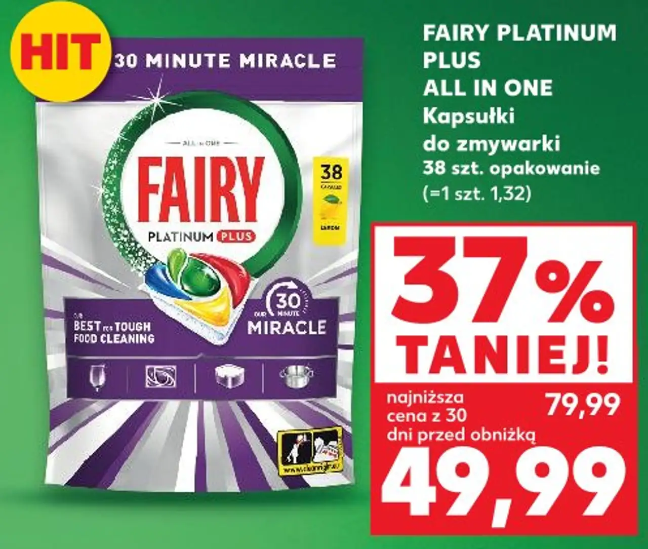 FAIRY PLATINUM PLUS ALL IN ONE Kapsułki do zmywarki