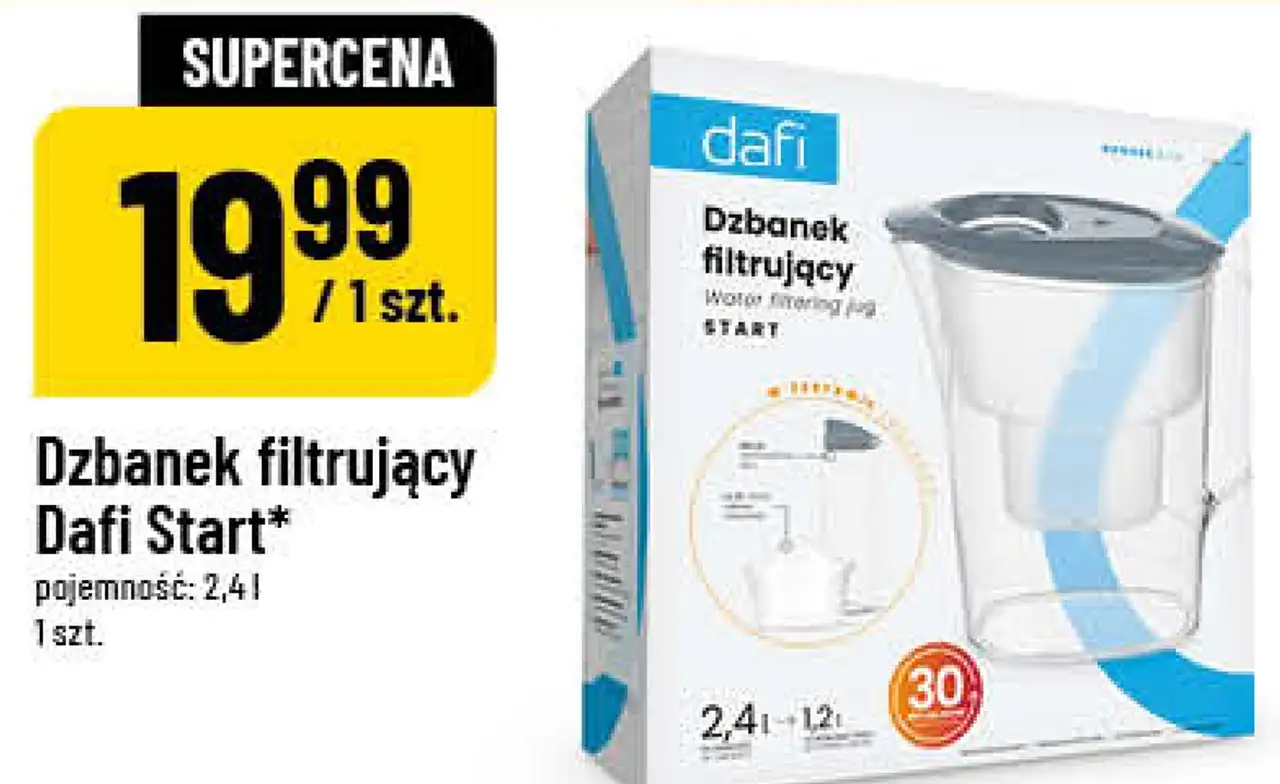 Dzbanek filtrujący Dafi Start