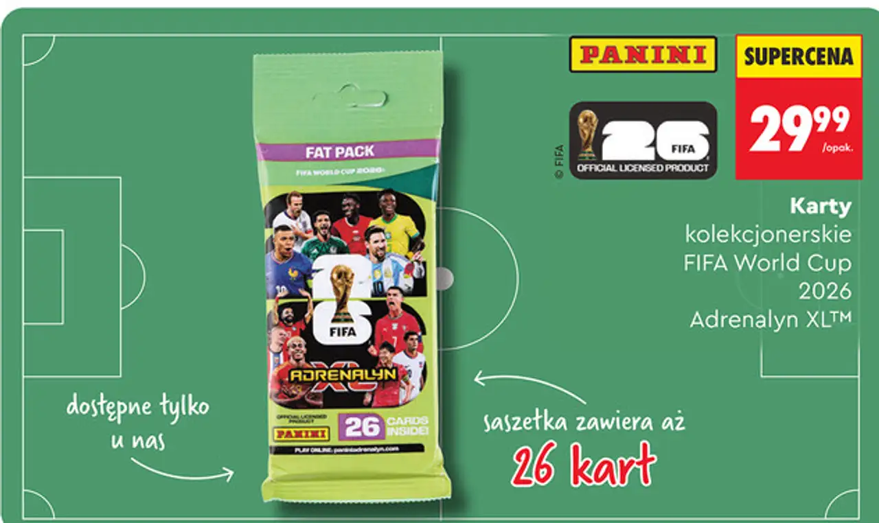 Panini Karty kolekcjonerskie FIFA World Cup 2026 Adrenalyn XL™