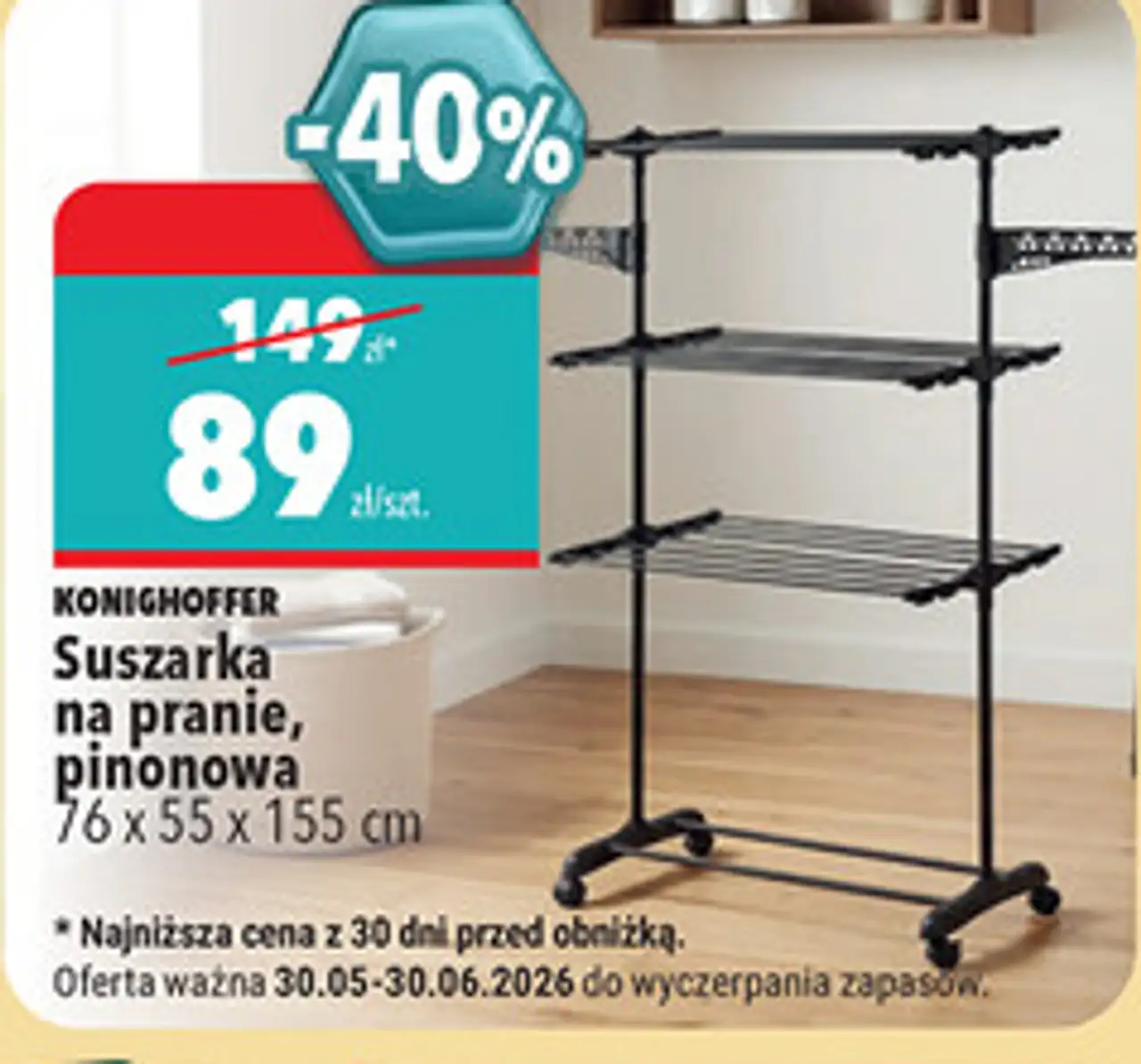 Konighoffer Suszarka na pranie pionowa