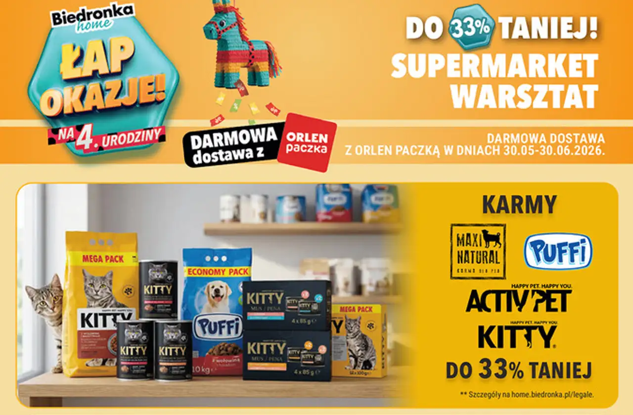 Karmy dla zwierząt Activ'Pet, Kitty, Maxi Natural, Puffi