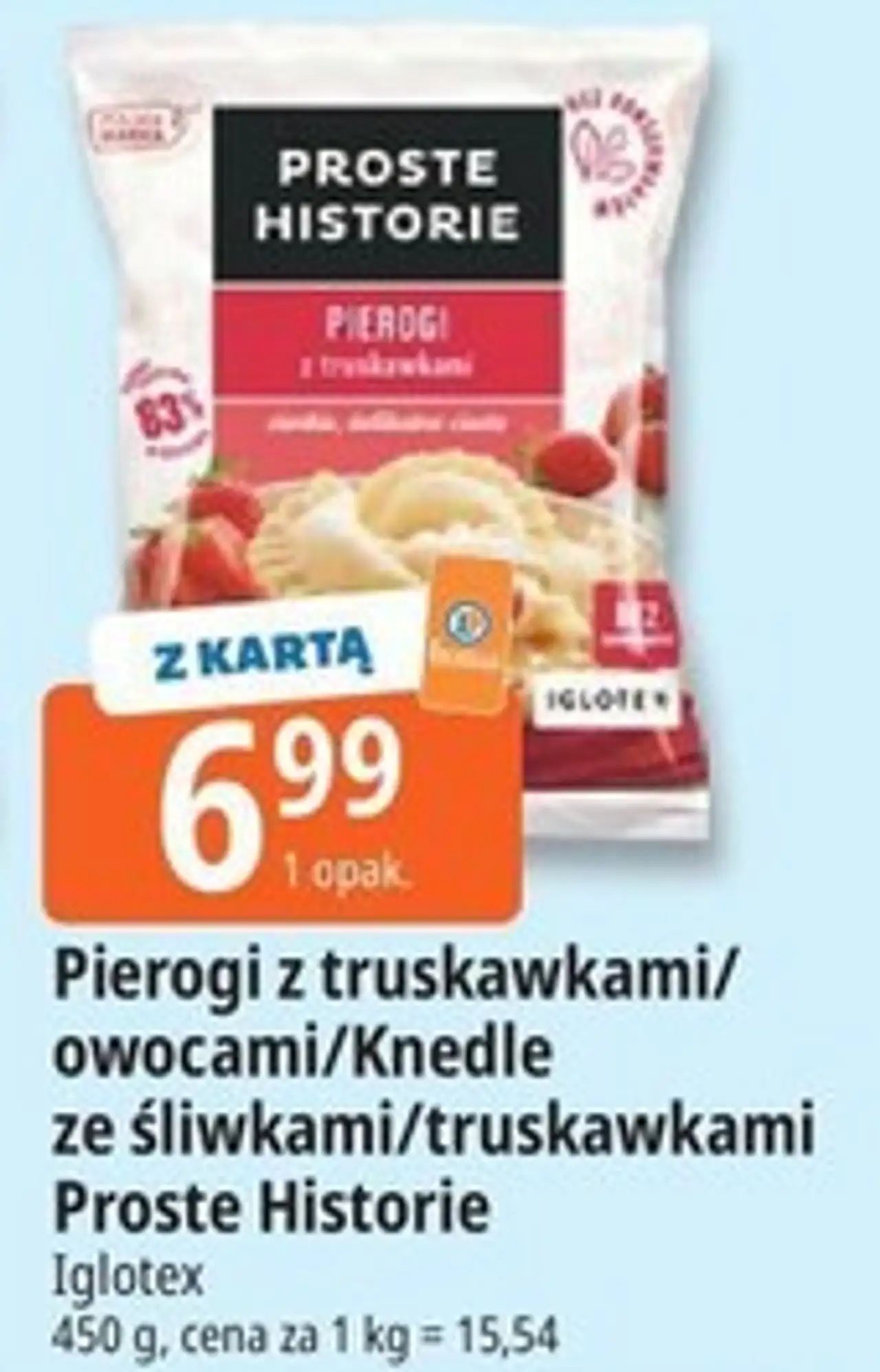 Pierogi z truskawkami/owocami/Knedle ze śliwkami/truskawkami Proste Historie