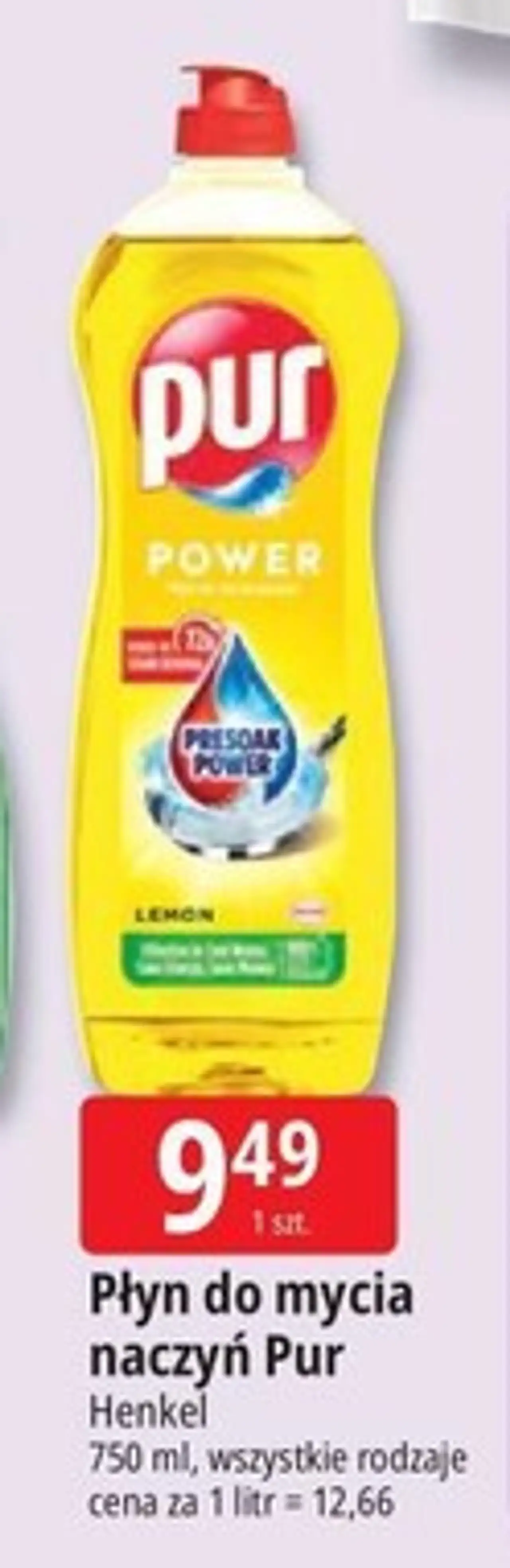 Płyn do naczyń lemon Pur Power
