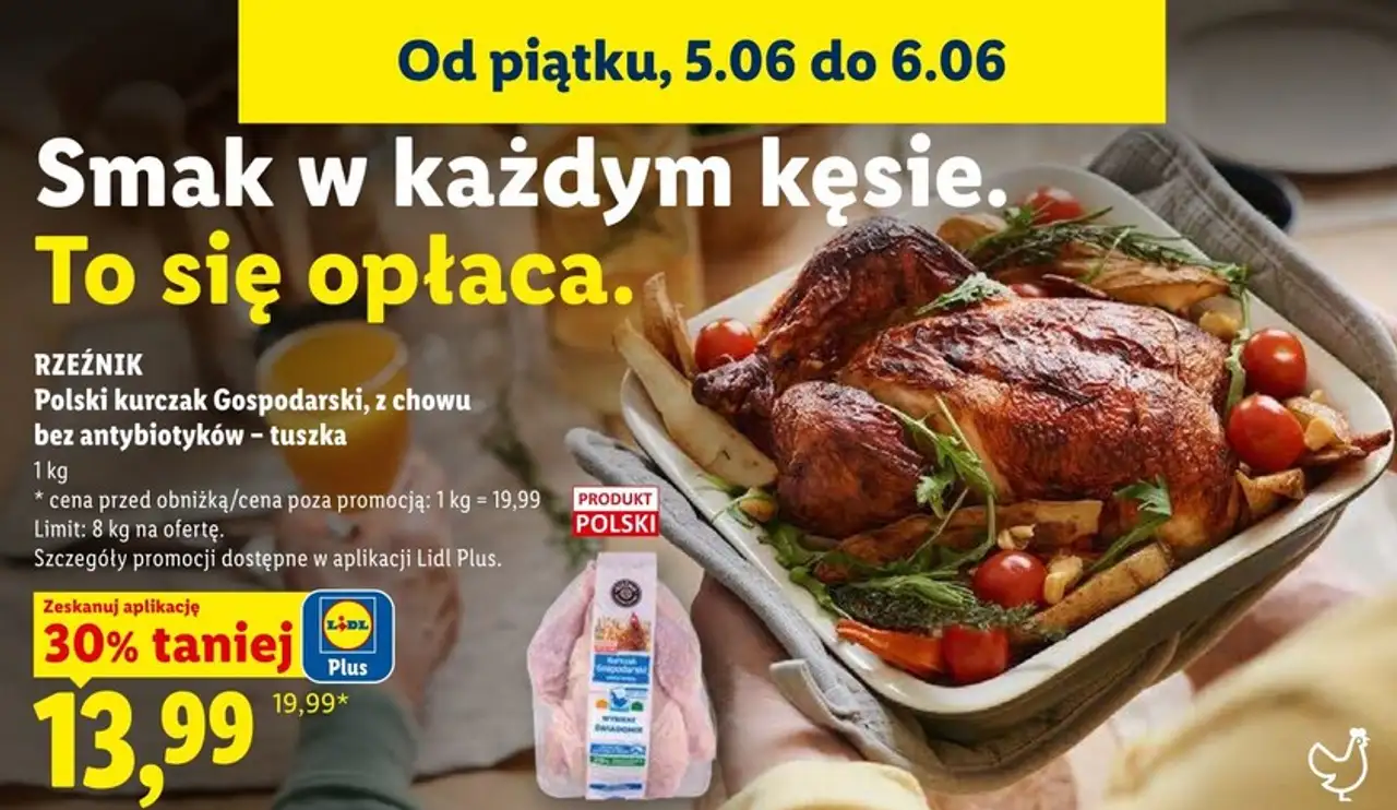Kurczak gospodarski-tuszka Rzeźnik Codzienna Dostawa