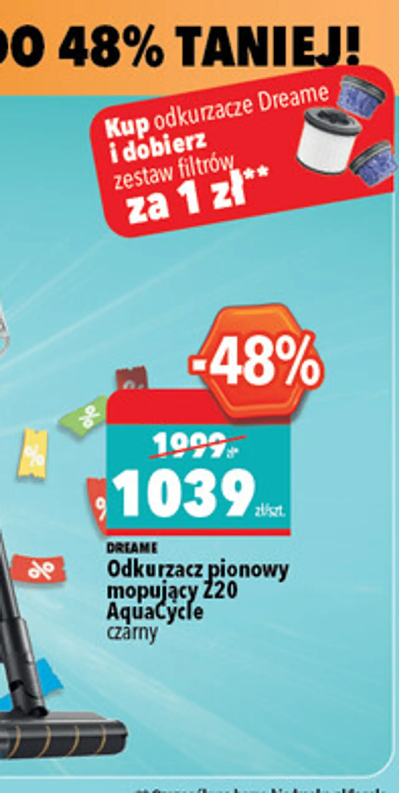 Odkurzacz pionowy mopujący 220 AquaCycle