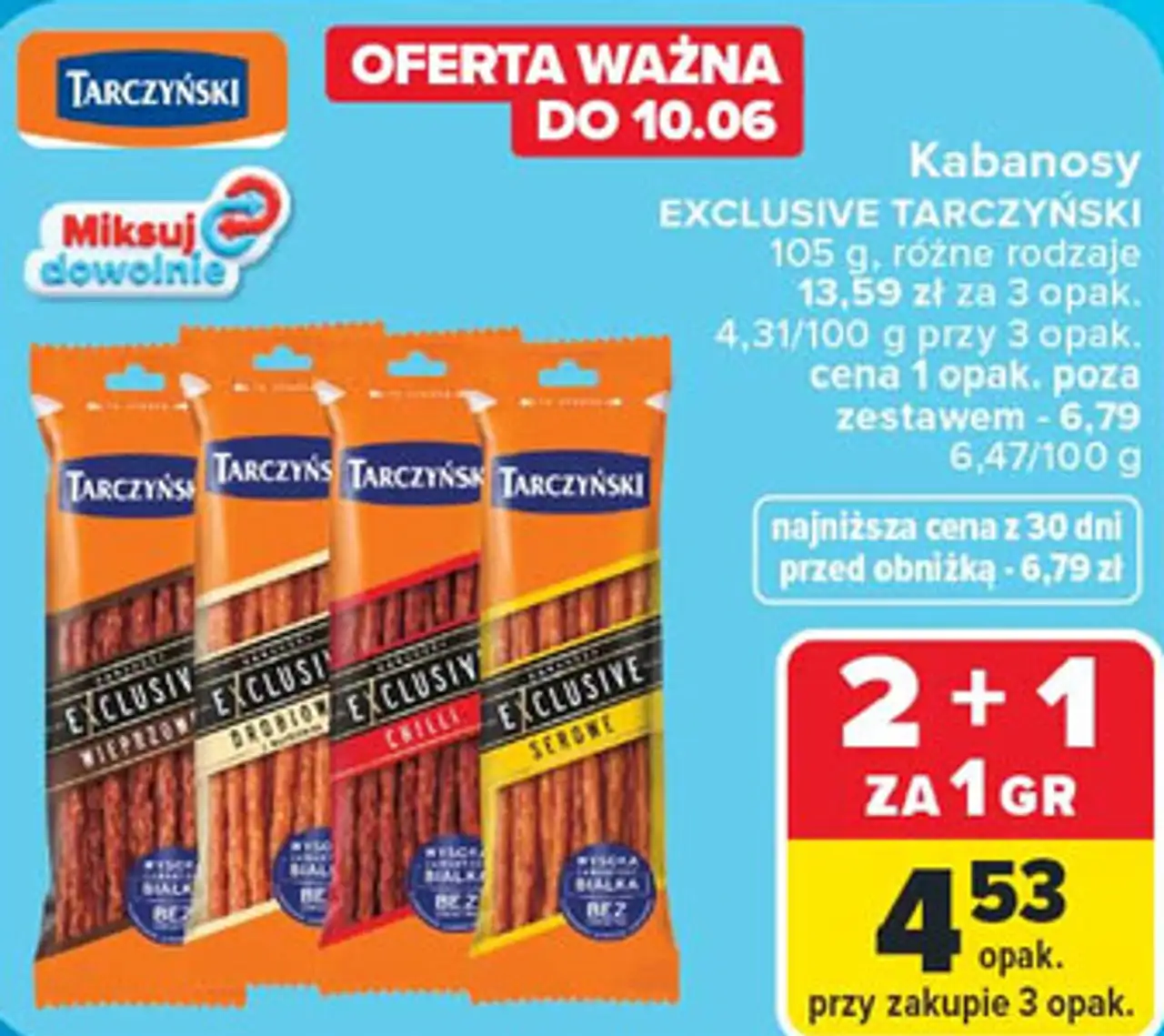 Kabanosy EXCLUSIVE TARCZYŃSKI