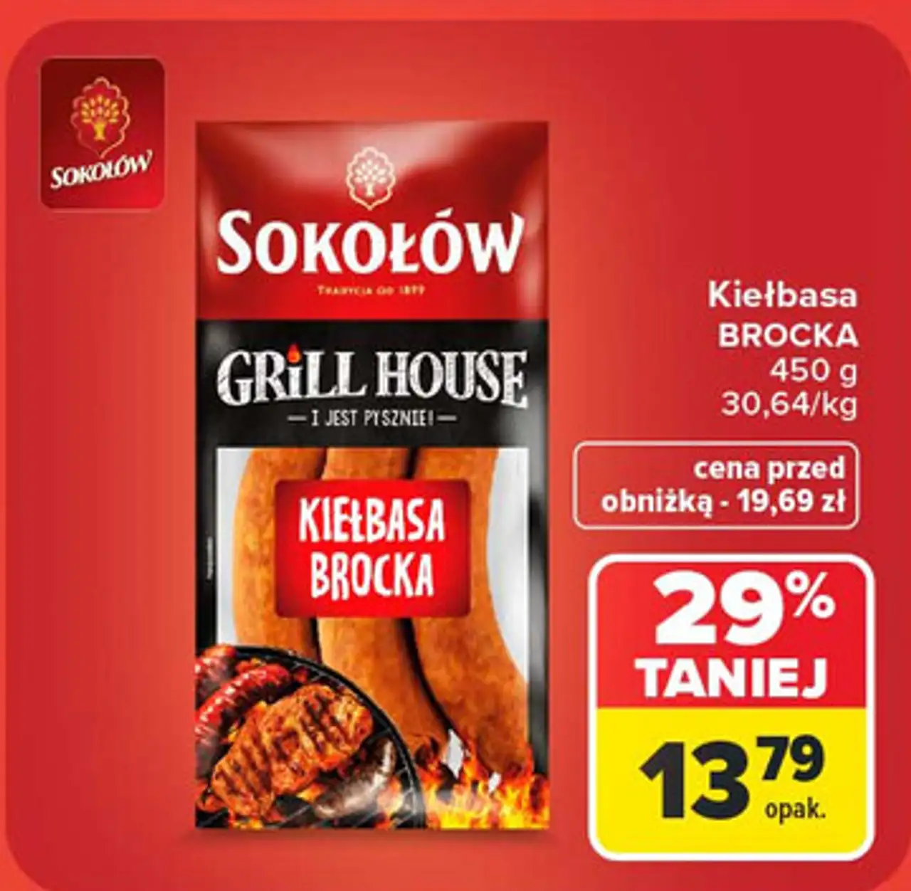 Kiełbasa BROCKA Sokołów Grill House