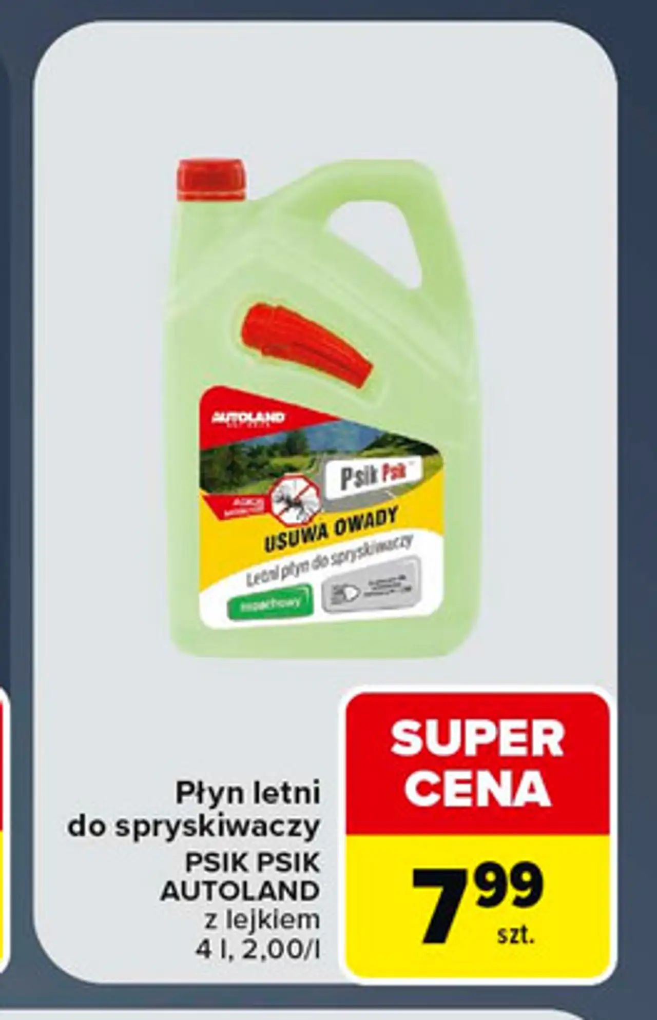 Płyn letni do spryskiwaczy PSIK PSIK AUTOLAND z lejkiem