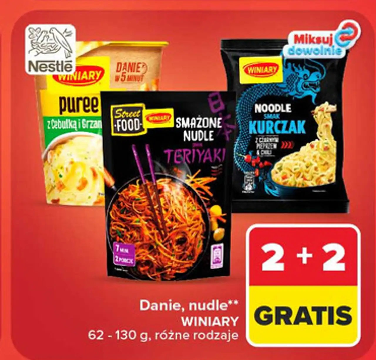Puree z cebulką i grzankami Winiary Danie W 5 Minut