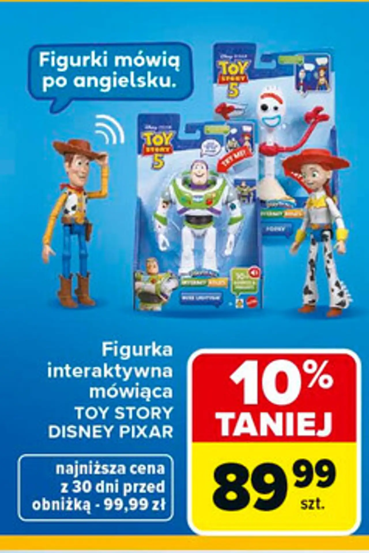 Figurka interaktywna mówiąca TOY STORY DISNEY PIXAR