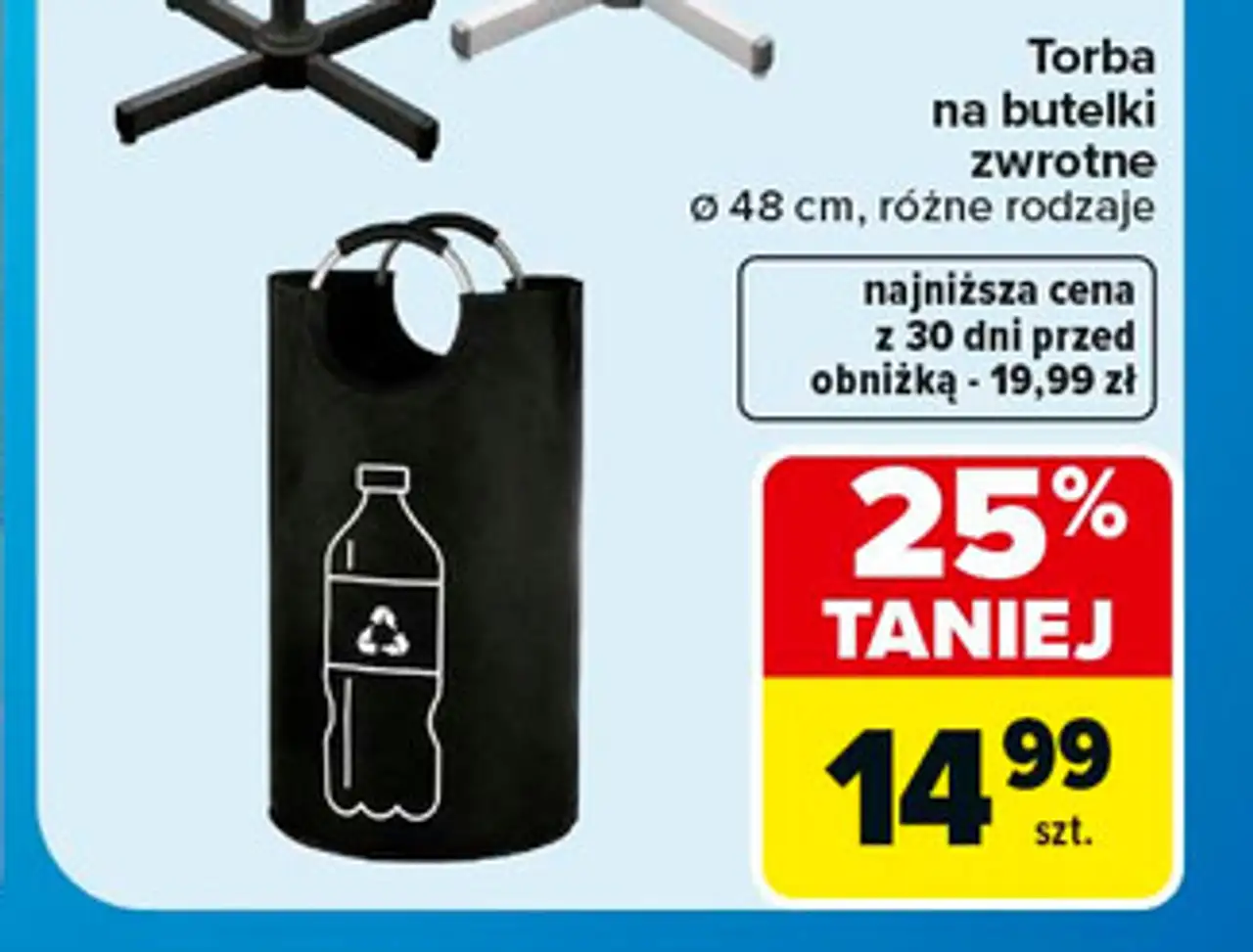 Torba na butelki zwrotne