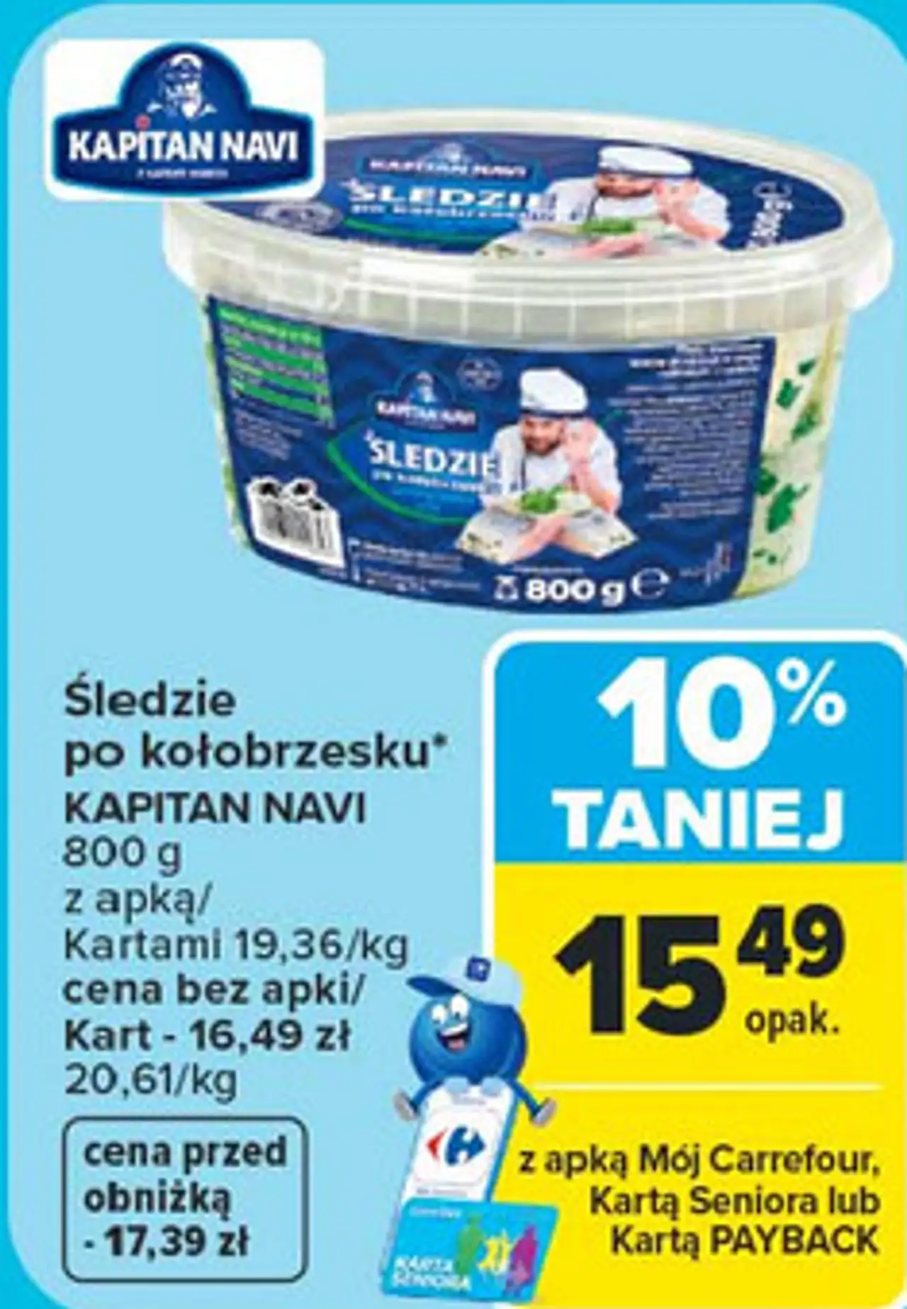 Śledzie po kołobrzesku Kapitan Navi