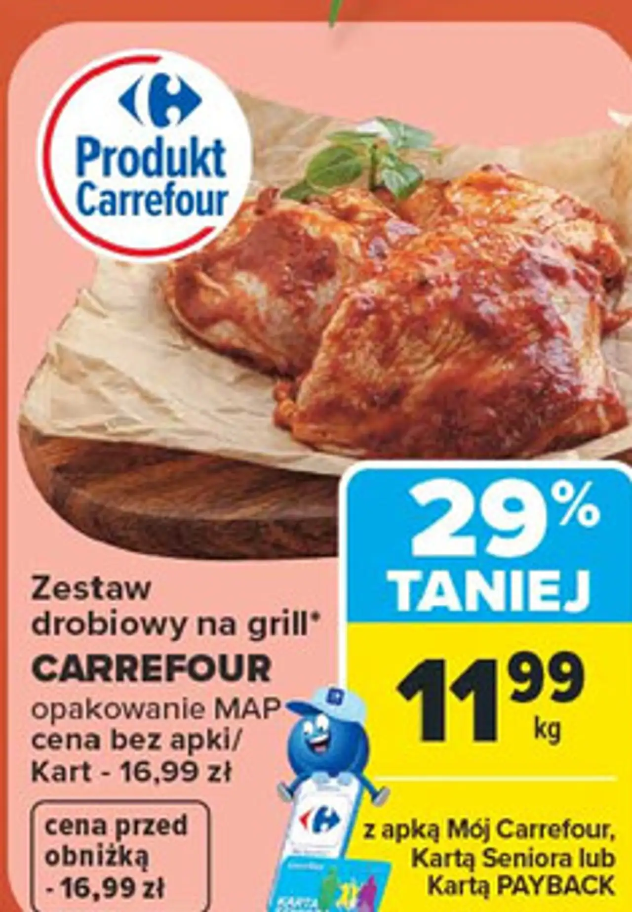 Zestaw drobiowy na grill Carrefour